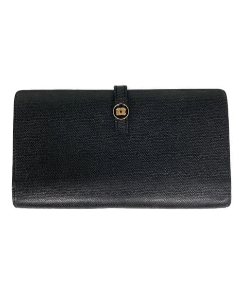 CHANEL（シャネル）CHANEL (シャネル) ココボタン 長財布 ブラックの古着・服飾アイテム