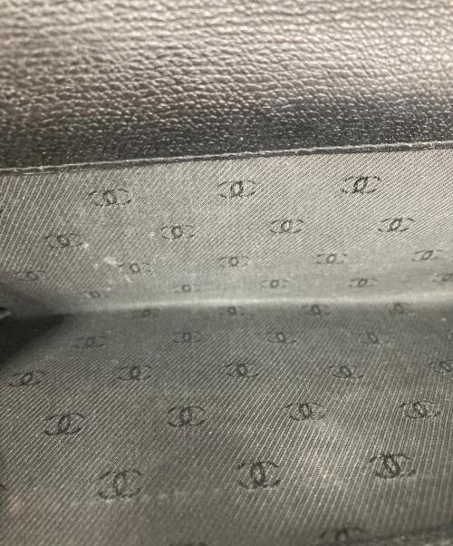 CHANEL（シャネル）CHANEL (シャネル) ココボタン 長財布 ブラックの古着・服飾アイテム