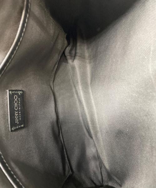 JIMMY CHOO（ジミーチュウ）JIMMY CHOO (ジミーチュウ) DEREK YSN スタークラッチバッグ ブラック×シルバー サイズ:なしの古着・服飾アイテム
