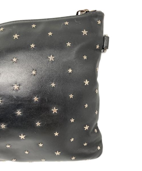 JIMMY CHOO（ジミーチュウ）JIMMY CHOO (ジミーチュウ) DEREK YSN スタークラッチバッグ ブラック×シルバー サイズ:なしの古着・服飾アイテム