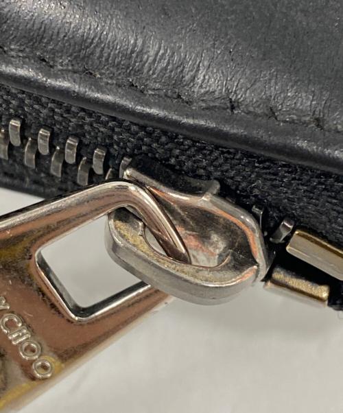 JIMMY CHOO（ジミーチュウ）JIMMY CHOO (ジミーチュウ) DEREK YSN スタークラッチバッグ ブラック×シルバー サイズ:なしの古着・服飾アイテム