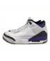 NIKE (ナイキ) AIR JORDAN 3 RETRO ハイカットスニーカー WHITE/BLACK-DARK IRI サイズ: 27.5cm：10000円