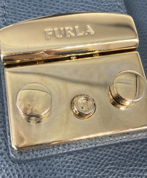 FURLA（フルラ）FURLA (フルラ) Metropolis 2WAYショルダーバッグ グレーの古着・服飾アイテム