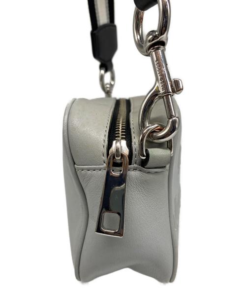 MARC JACOBS（マークジェイコブス）MARC JACOBS (マークジェイコブス) FLASH LEATHER CROSS BODY バッグ グレーの古着・服飾アイテム