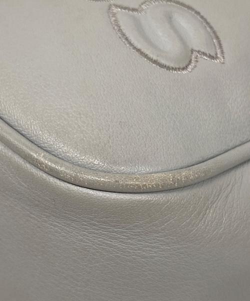 MARC JACOBS（マークジェイコブス）MARC JACOBS (マークジェイコブス) FLASH LEATHER CROSS BODY バッグ グレーの古着・服飾アイテム