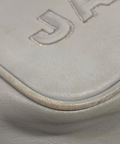 MARC JACOBS（マークジェイコブス）MARC JACOBS (マークジェイコブス) FLASH LEATHER CROSS BODY バッグ グレーの古着・服飾アイテム