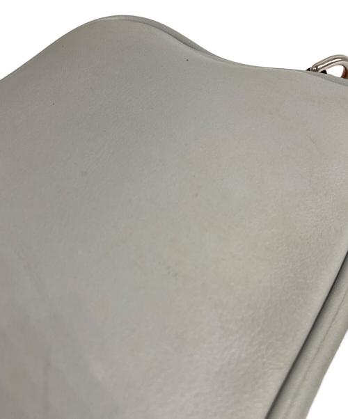 MARC JACOBS（マークジェイコブス）MARC JACOBS (マークジェイコブス) FLASH LEATHER CROSS BODY バッグ グレーの古着・服飾アイテム