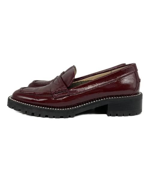 JIMMY CHOO（ジミーチュウ）JIMMY CHOO (ジミーチュウ) DEANNA 30 ローファー バーガンディー サイズ: 39の古着・服飾アイテム