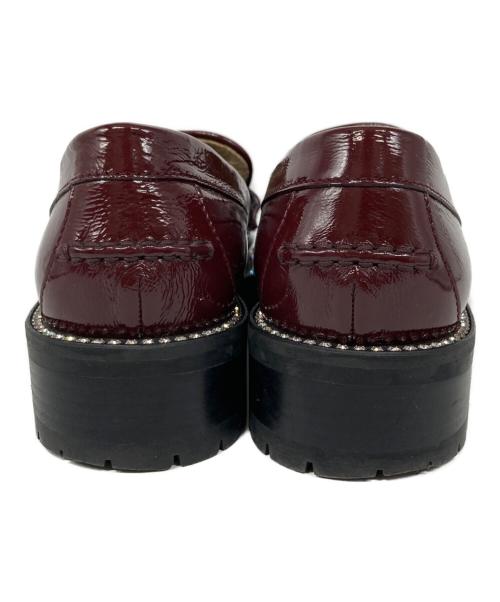 JIMMY CHOO（ジミーチュウ）JIMMY CHOO (ジミーチュウ) DEANNA 30 ローファー バーガンディー サイズ: 39の古着・服飾アイテム