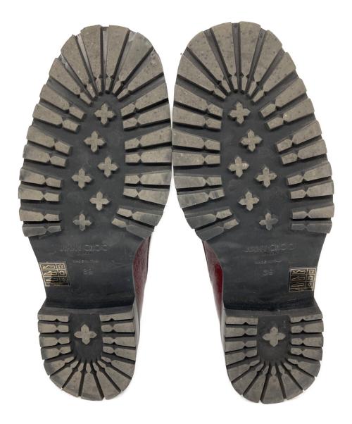 JIMMY CHOO（ジミーチュウ）JIMMY CHOO (ジミーチュウ) DEANNA 30 ローファー バーガンディー サイズ: 39の古着・服飾アイテム