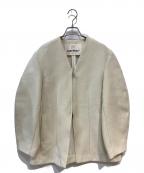 PRANK PROJECTプランクプロジェクト）の古着「Cocoon Sleeve Zip Top」｜アイボリー