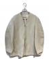 PRANK PROJECT（プランクプロジェクト）の古着「Cocoon Sleeve Zip Top」｜アイボリー