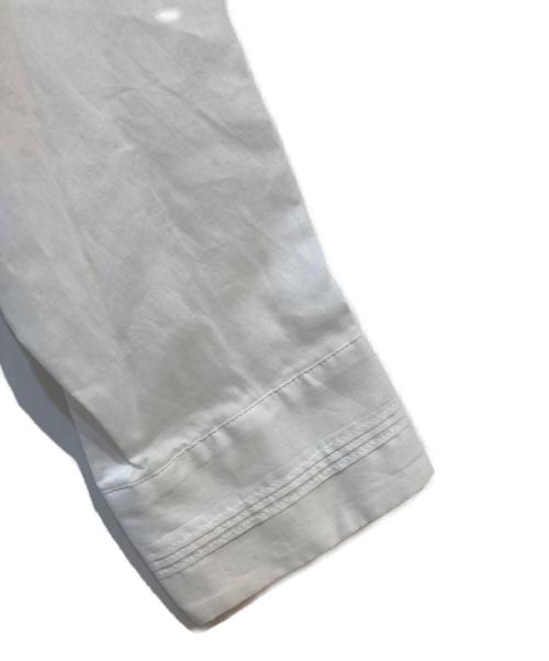 SLOW（スロウ）SLOW (スロウ) コットンローン バンドカラー ブラウス ホワイト サイズ:40 未使用品の古着・服飾アイテム