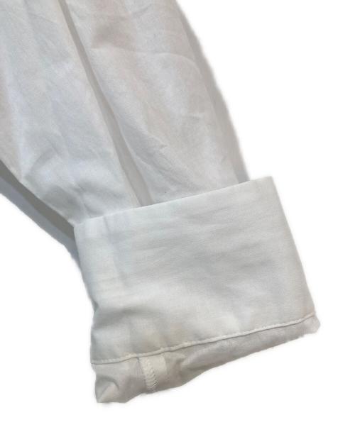 SLOW（スロウ）SLOW (スロウ) コットンローン バンドカラー ブラウス ホワイト サイズ:40 未使用品の古着・服飾アイテム