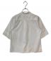 MARGARET HOWELL (マーガレットハウエル) SOFT WASHED COTTON バンドカラーシャツ ホワイト サイズ:1：6000円