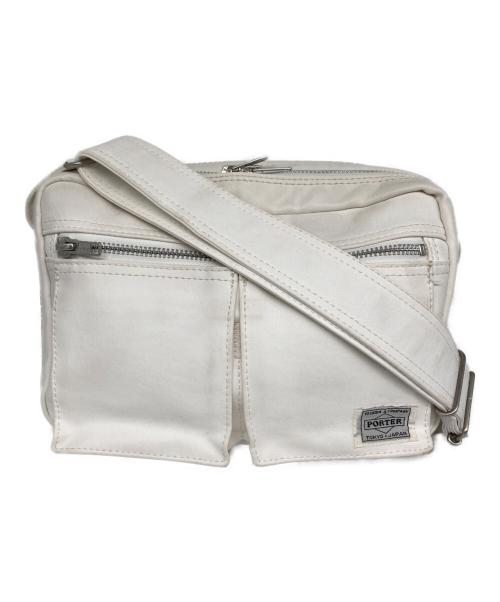PORTER（ポーター）PORTER (ポーター) FREE STYLE SHOULDER BAG(S) ホワイトの古着・服飾アイテム