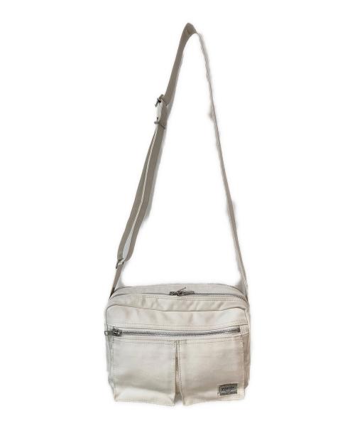 PORTER（ポーター）PORTER (ポーター) FREE STYLE SHOULDER BAG(S) ホワイトの古着・服飾アイテム