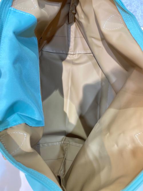LONGCHAMP（ロンシャン）LONGCHAMP (ロンシャン) ル・プリアージュ カジュ・オゾワゾ 鳥かご トートバッグ グリーンの古着・服飾アイテム