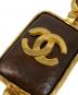 中古・古着 CHANEL (シャネル) ココマークウッドヴィンテージネックレス ブラウン：90000円