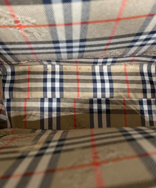 Burberry's（バーバリーズ）Burberry's (バーバリーズ) 裏地シャドーホースノヴァチェック ワンショルダーバッグ ブラック サイズ:なしの古着・服飾アイテム