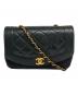 CHANEL（シャネル）の古着「マトラッセ ダイアナ22 フラップ シングルチェーンショルダーバッグ」｜ブラック
