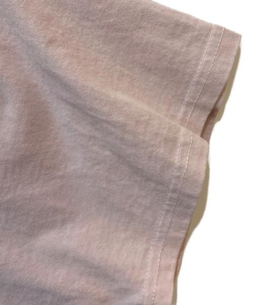 stussy（ステューシー）stussy (ステューシー) BIG&MEATY PIG.DYED TEE ピンク サイズ:Lの古着・服飾アイテム