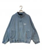 FREAK'S STORE×UMBROフリークスストア×アンブロ）の古着「別注 Denim Stand Collar Blouson」｜インディゴ