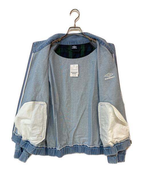 FREAK'S STORE（フリークスストア）FREAK'S STORE (フリークスストア) UMBRO (アンブロ) 別注 Denim Stand Collar Blouson インディゴ サイズ: XL 未使用品の古着・服飾アイテム