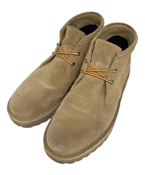 CLARKS（クラークス）CLARKS (クラークス) BEAMS (ビームス) 別注 デザートブーツ ベージュ サイズ:27cmの古着・服飾アイテム