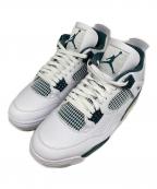 NIKEナイキ）の古着「AIR JORDAN 4 RETRO Oxidized Green ハイカットスニーカー」｜WHITE/OXDIZED GREEN-