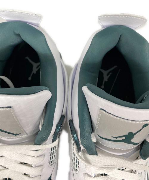 NIKE（ナイキ）NIKE (ナイキ) AIR JORDAN 4 RETRO Oxidized Green ハイカットスニーカー WHITE/OXDIZED GREEN-WHITE サイズ: 28cmの古着・服飾アイテム