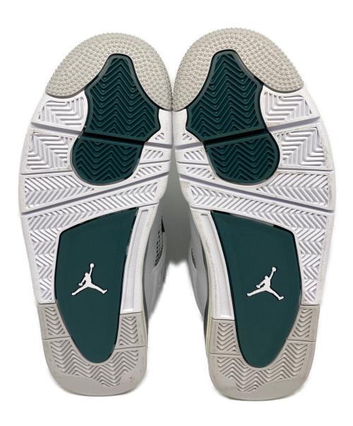 NIKE（ナイキ）NIKE (ナイキ) AIR JORDAN 4 RETRO Oxidized Green ハイカットスニーカー WHITE/OXDIZED GREEN-WHITE サイズ: 28cmの古着・服飾アイテム