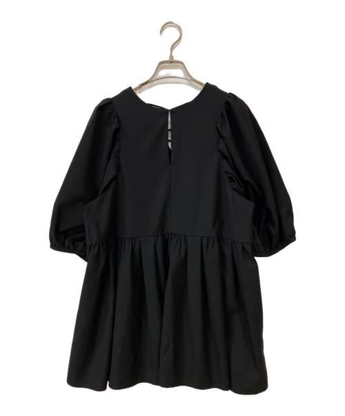 Adam et Rope（アダム エ ロペ）Adam et Rope (アダム エ ロペ) ２WAYバルーンスリーブチュニック ブラック サイズ: Freeの古着・服飾アイテム