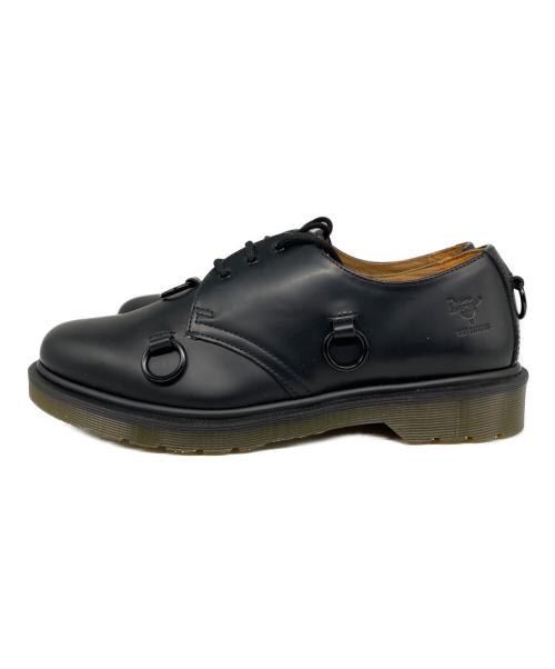 Dr.Martens（ドクターマーチン）Dr.Martens (ドクターマーチン) RAF SIMONS (ラフシモンズ) 1461 ニッケルリング3ホールシューズ ブラック サイズ: UK8の古着・服飾アイテム