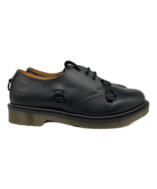 Dr.Martens（ドクターマーチン）Dr.Martens (ドクターマーチン) RAF SIMONS (ラフシモンズ) 1461 ニッケルリング3ホールシューズ ブラック サイズ: UK8の古着・服飾アイテム