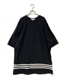 Y-3（ワイスリー）の古着「OVERSIZED SS TEE - STRIPES」｜ブラック
