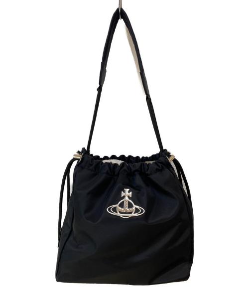 Vivienne Westwood（ヴィヴィアンウエストウッド）Vivienne Westwood (ヴィヴィアンウエストウッド) Hilary Bucket Bag ブラックの古着・服飾アイテム