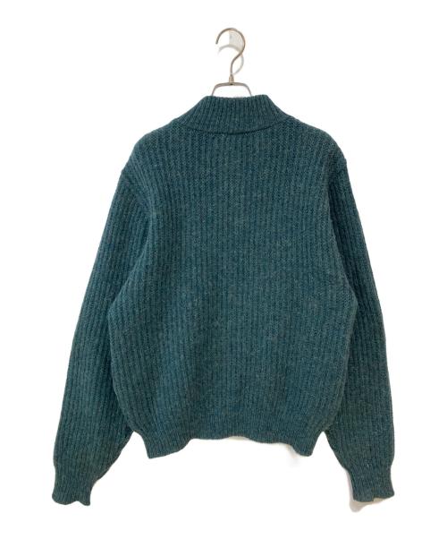L.L.Bean（エルエルビーン）L.L.Bean (エルエルビーン) ウール×アルパカドライバーズニット グリーン サイズ:Sの古着・服飾アイテム