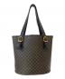 CELINE (セリーヌ) マカダム柄 トートバッグ ブラウン：35000円