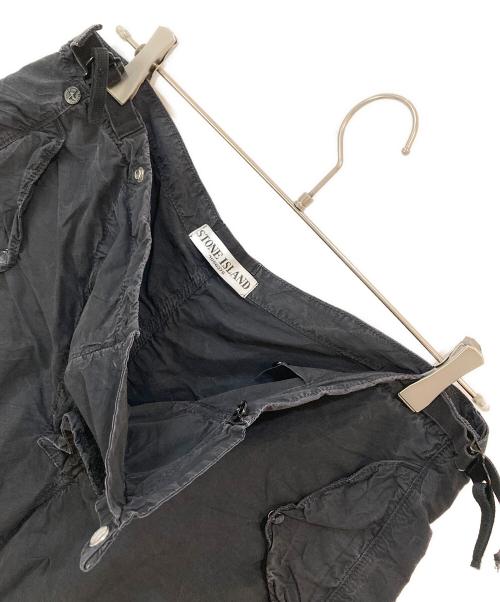 STONE ISLAND（ストーンアイランド）STONE ISLAND (ストーンアイランド) 10SS ハーフパンツ ブラック サイズ:44の古着・服飾アイテム
