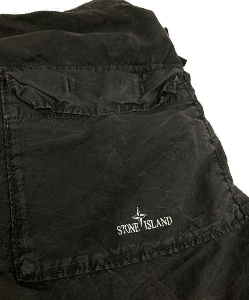 STONE ISLAND（ストーンアイランド）STONE ISLAND (ストーンアイランド) 10SS ハーフパンツ ブラック サイズ:44の古着・服飾アイテム