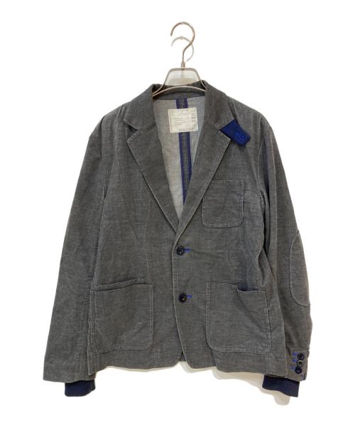 sacai（サカイ）sacai (サカイ) 13SS エルボーパッチ 2B テーラードジャケット グレー サイズ:1の古着・服飾アイテム