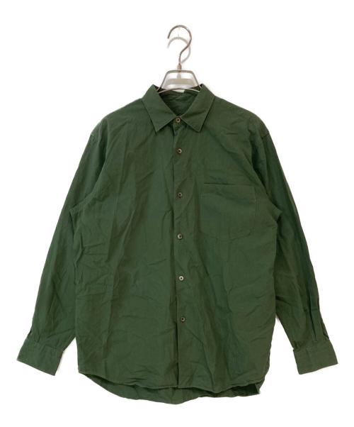 COMOLI（コモリ）COMOLI (コモリ) コモリシャツ グリーン サイズ:1の古着・服飾アイテム