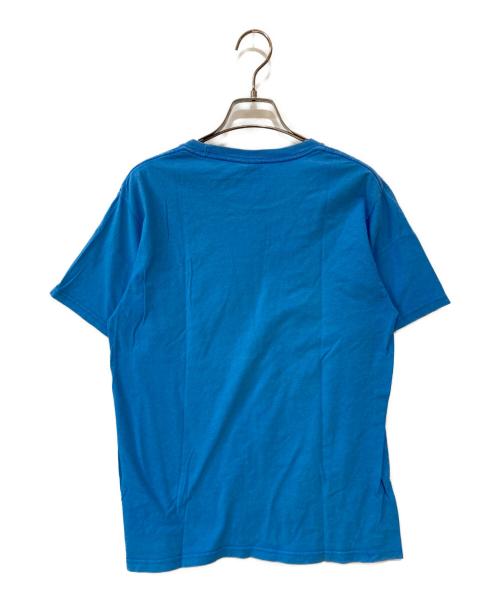 stussy（ステューシー）stussy (ステューシー) 考える人 プリントTシャツ ブルー サイズ:Ｓの古着・服飾アイテム