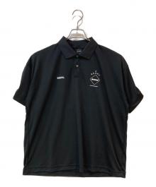 F.C.R.B.（エフシーレアルブリストル）の古着「S/S BAGGY POLO ポロシャツ」｜ブラック