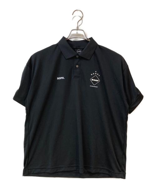 F.C.R.B.（エフシーレアルブリストル）F.C.R.B. (エフシーレアルブリストル) S/S BAGGY POLO ポロシャツ ブラック サイズ:Mの古着・服飾アイテム