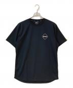 F.C.R.B.エフシーレアルブリストル）の古着「EMBLEM FIELD TOP Tシャツ」｜ブラック