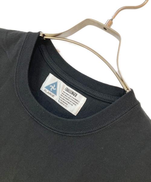 CHALLENGER（チャレンジャー）CHALLENGER (チャレンジャー) WOLF COLLEGE TEE ブラック サイズ:ＸＬの古着・服飾アイテム