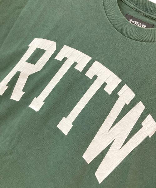 ROTT WEILER（ロットワイラー）ROTT WEILER (ロットワイラー) RTTW PIGMENT TEE グリーン サイズ:Lの古着・服飾アイテム