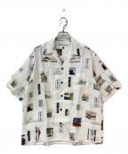 WACKO MARIAワコマリア）の古着「葛飾北斎 | S/S HAWAIIAN SHIRT」｜ホワイト